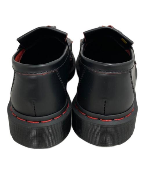 Dr.Martens（ドクターマーチン）Dr.Martens (ドクターマーチン) ADRIAN レッドステッチ タッセル ローファー ブラック サイズ:UK7の古着・服飾アイテム