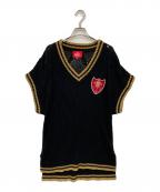 Vivienne Westwood RED LABELヴィヴィアンウエストウッドレッドレーベル）の古着「ニットベスト」｜ブラック