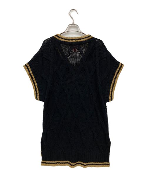 Vivienne Westwood RED LABEL（ヴィヴィアンウエストウッドレッドレーベル）Vivienne Westwood RED LABEL (ヴィヴィアンウエストウッドレッドレーベル) ニットベスト ブラック サイズ:00の古着・服飾アイテム