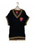 Vivienne Westwood RED LABEL（ヴィヴィアンウエストウッドレッドレーベル）の古着「ニットベスト」｜ブラック