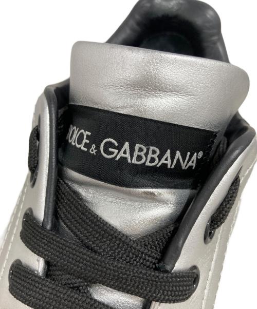 DOLCE & GABBANA（ドルチェ＆ガッバーナ）DOLCE & GABBANA (ドルチェ＆ガッバーナ) ポトルフィーノローカットスニーカー シルバー サイズ:6の古着・服飾アイテム
