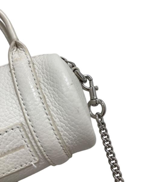 MARC JACOBS（マークジェイコブス）MARC JACOBS (マークジェイコブス) ザ レザ－ダッフルバッグ ミニ ホワイトの古着・服飾アイテム