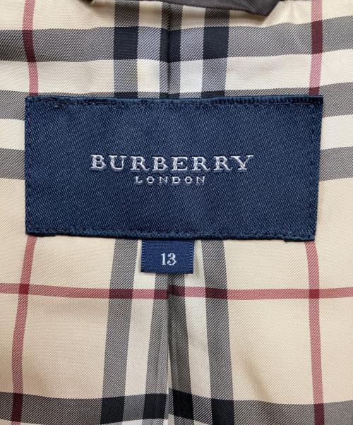 BURBERRY LONDON（バーバリーロンドン）BURBERRY LONDON (バーバリーロンドン) ダウンジャケット ブラウン サイズ:13号の古着・服飾アイテム