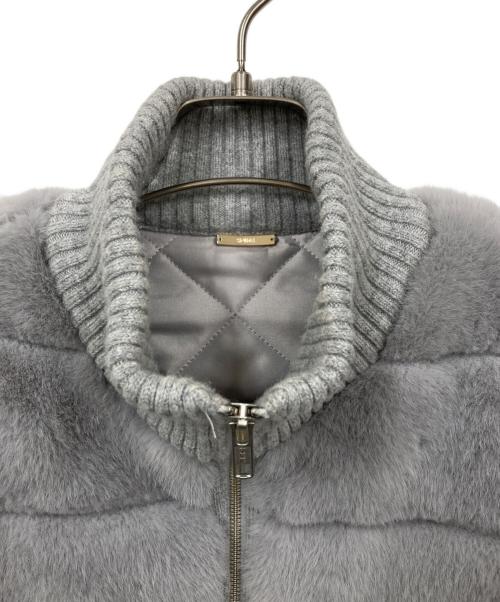 Snidel（スナイデル）Snidel (スナイデル) ファーニットブルゾン ラベンダー サイズ:1の古着・服飾アイテム