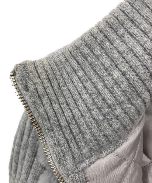 Snidel（スナイデル）Snidel (スナイデル) ファーニットブルゾン ラベンダー サイズ:1の古着・服飾アイテム