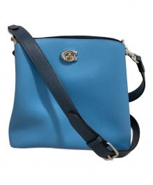 COACH（コーチ）の古着「ウィロウ バケット バッグ」｜スカイブルー