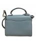 COACH (コーチ) モーガン トップ ハンドル サッチェル・シグネチャー シャンブレー スカイブルー：10000円