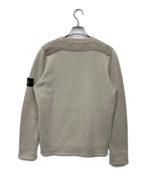 STONE ISLAND（ストーンアイランド）STONE ISLAND (ストーンアイランド) ニット ベージュ サイズ:Ｓの古着・服飾アイテム