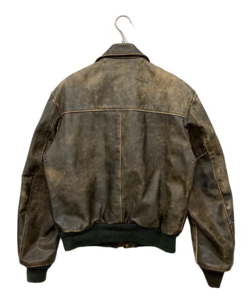 Schott（ショット）Schott (ショット) レザージャケット ブラウン サイズ:42の古着・服飾アイテム