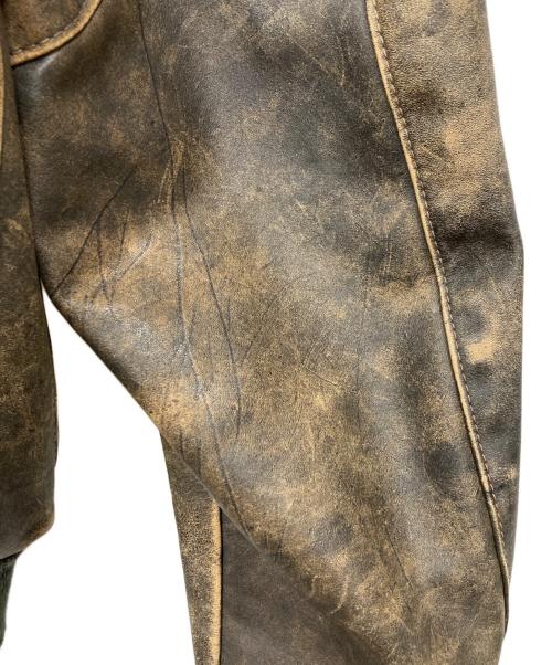 Schott（ショット）Schott (ショット) レザージャケット ブラウン サイズ:42の古着・服飾アイテム