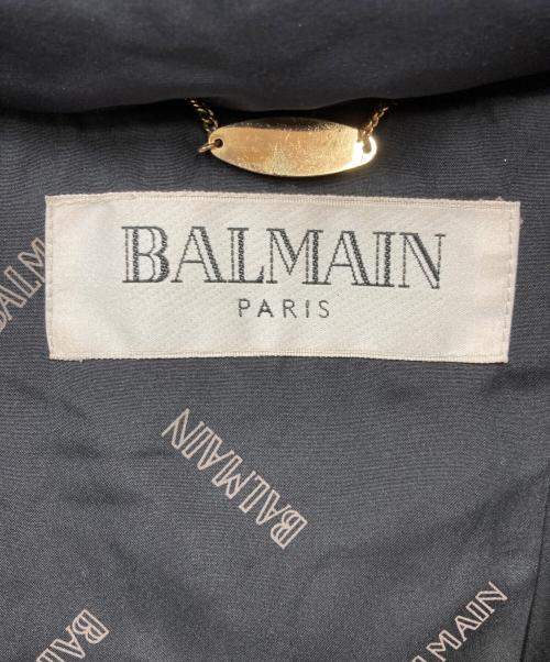 BALMAIN（バルマン）BALMAIN (バルマン) ダウンコート ブラック サイズ:Mの古着・服飾アイテム
