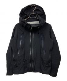 DESCENTE（デサント）の古着「パラフードジャケット」｜ブラック