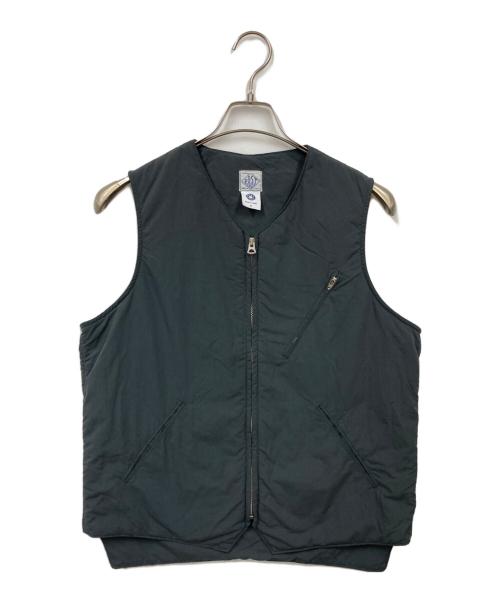 POST O'ALLS（ポストオーバーオールズ）POST O'ALLS (ポストオーバーオールズ) NORTHWEST VEST グレー サイズ:Mの古着・服飾アイテム