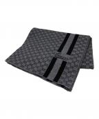 GUCCIグッチ）の古着「GG柄マフラー」｜グレー