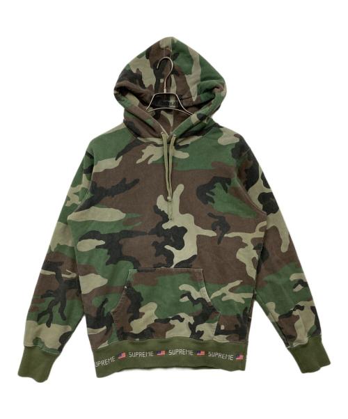 SUPREME（シュプリーム）Supreme (シュプリーム) パーカー グリーン サイズ:Mediumの古着・服飾アイテム