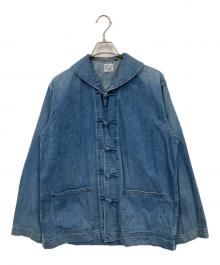 orSlow（オアスロウ）の古着「チャイナジャケット」｜ブルー