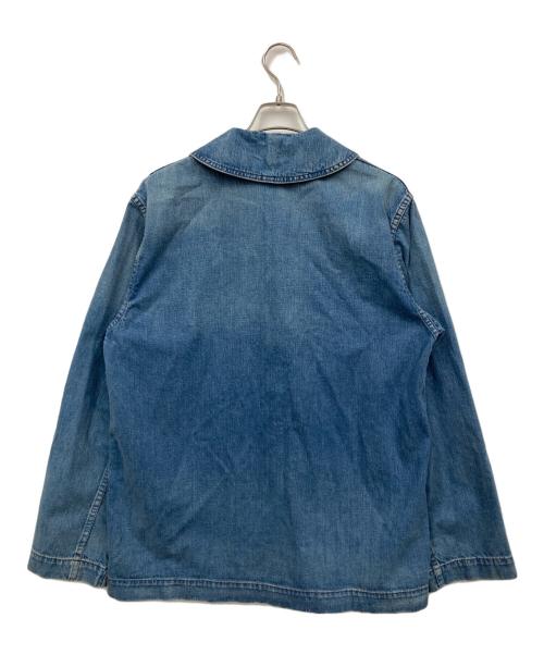 orSlow（オアスロウ）orSlow (オアスロウ) チャイナジャケット ブルー サイズ:3の古着・服飾アイテム