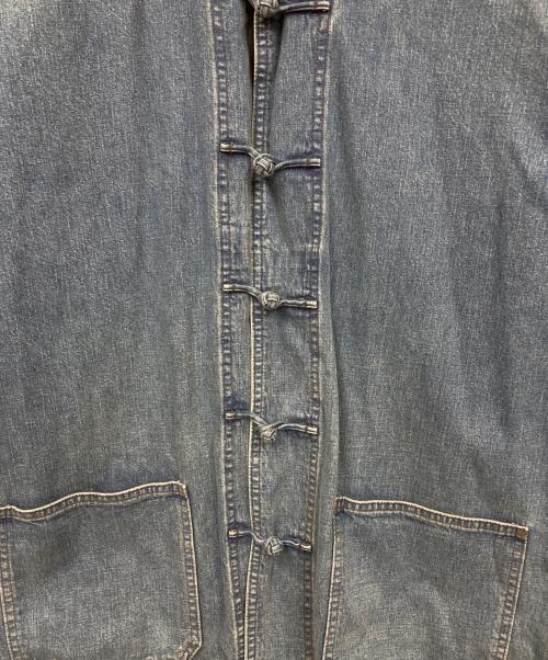 orSlow（オアスロウ）orSlow (オアスロウ) チャイナジャケット ブルー サイズ:3の古着・服飾アイテム