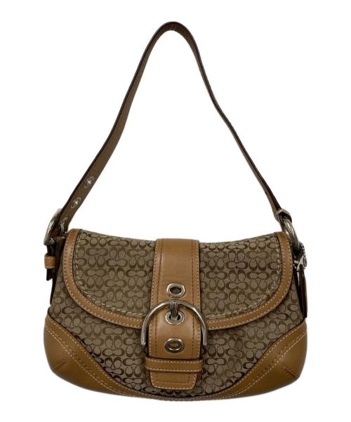 COACH（コーチ）COACH (コーチ) ソーホーワンショルダーバッグ ベージュの古着・服飾アイテム