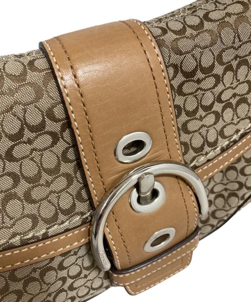 COACH（コーチ）COACH (コーチ) ソーホーワンショルダーバッグ ベージュの古着・服飾アイテム
