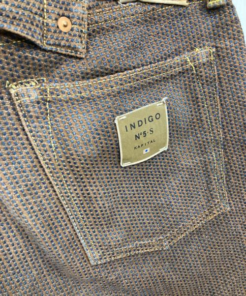 KAPITAL（キャピタル）KAPITAL (キャピタル) Century Denim 5P Monkey Cisco ブラウン サイズ:34の古着・服飾アイテム