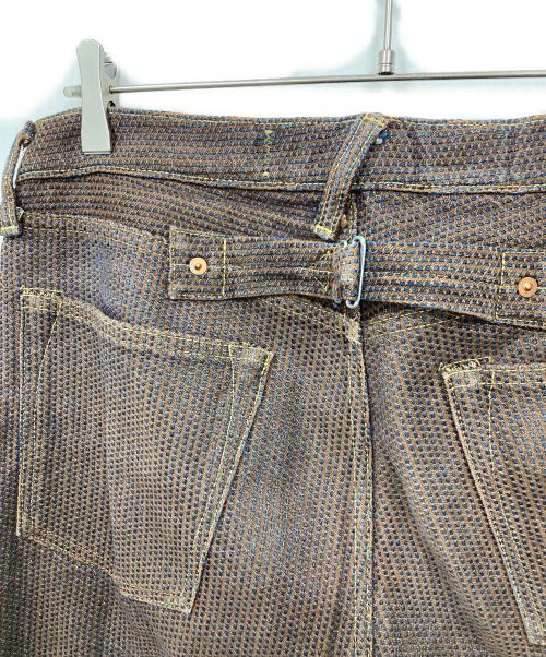 KAPITAL（キャピタル）KAPITAL (キャピタル) Century Denim 5P Monkey Cisco ブラウン サイズ:34の古着・服飾アイテム