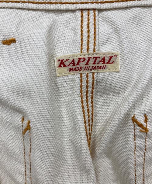 KAPITAL（キャピタル）KAPITAL (キャピタル) 薄キャンバス ランバーパンツ アイボリー サイズ:3の古着・服飾アイテム