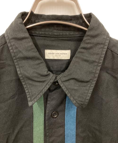 DRIES VAN NOTEN（ドリスヴァンノッテン）DRIES VAN NOTEN (ドリスヴァンノッテン) シャツ ブラック サイズ:48の古着・服飾アイテム