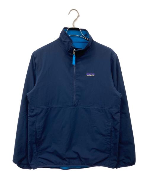 Patagonia（パタゴニア）Patagonia (パタゴニア) リバーシブルスナップTグリセードプルオーバー ネイビー サイズ:Sの古着・服飾アイテム