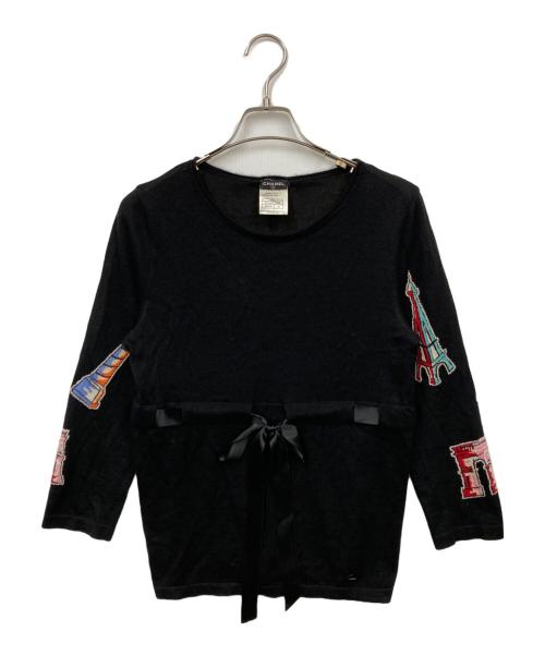CHANEL（シャネル）CHANEL (シャネル) ニット ブラック サイズ:42の古着・服飾アイテム
