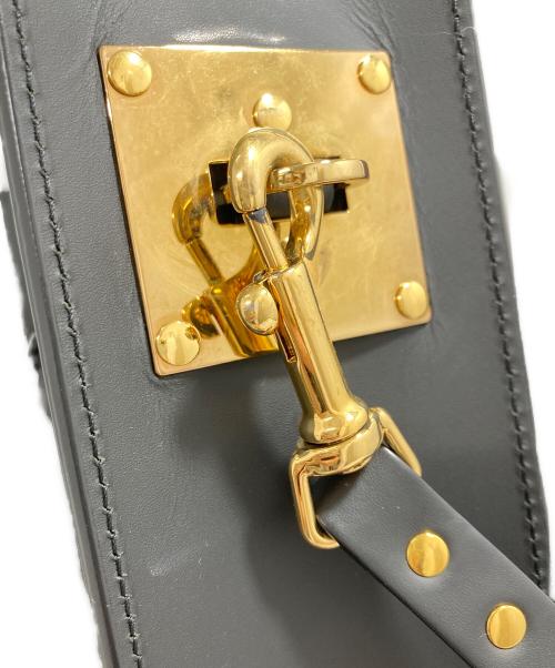 sophie hulme（ソフィーヒュルム）SOPHIE HULME (ソフィーヒュルム) アルビオン スクエアトートバッグ ブラックの古着・服飾アイテム