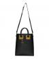 SOPHIE HULME (ソフィーヒュルム) アルビオン スクエアトートバッグ ブラック：15000円