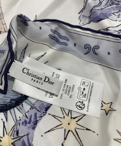 Christian Dior（クリスチャン ディオール）Christian Dior (クリスチャン ディオール) スカーフ ホワイトの古着・服飾アイテム