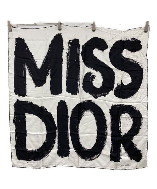 Christian Dior（クリスチャン ディオール）Christian Dior (クリスチャン ディオール) MISS DIORスカーフ ホワイトの古着・服飾アイテム