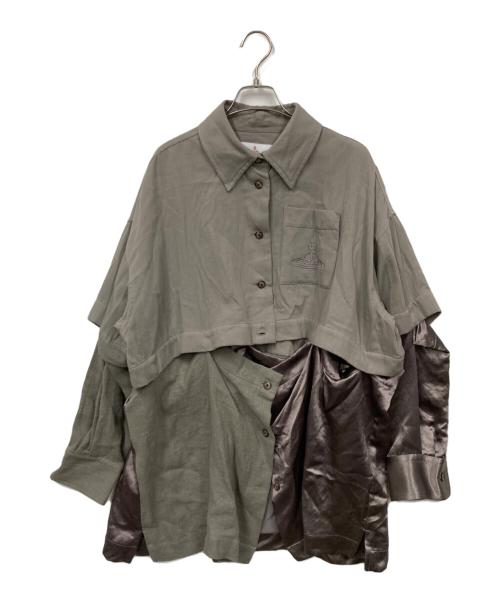 Vivienne Westwood RED LABEL（ヴィヴィアンウエストウッドレッドレーベル）Vivienne Westwood RED LABEL (ヴィヴィアンウエストウッドレッドレーベル) シャツ ブラウン サイズ:00の古着・服飾アイテム