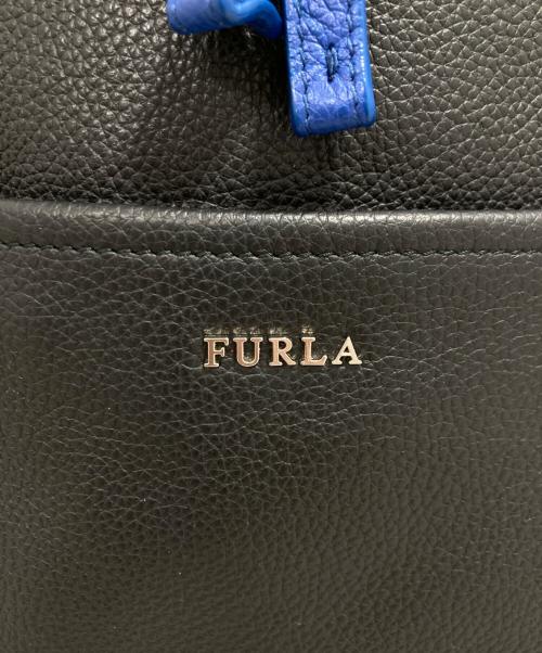 FURLA（フルラ）FURLA (フルラ) レザーリュック ブラックの古着・服飾アイテム