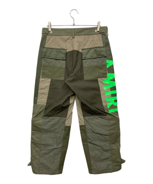AMIRI（アミリ）AMIRI (アミリ) PARACHUTE PANTS グリーン サイズ:48の古着・服飾アイテム