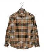 BURBERRYバーバリー）の古着「ノバチェックシャツ」｜ベージュ