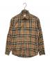BURBERRY（バーバリー）の古着「ノバチェックシャツ」｜ベージュ