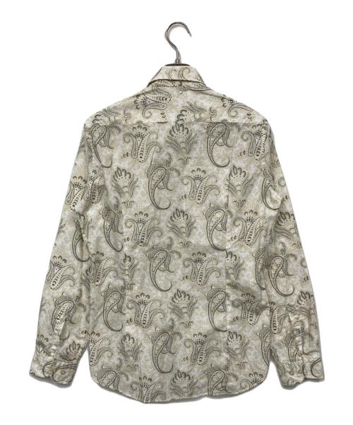 ETRO（エトロ）ETRO (エトロ) ペイズリーシャツ ベージュ サイズ:Mの古着・服飾アイテム