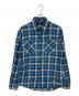 RRL（ダブルアールエル）の古着「チェックシャツ」｜ブルー