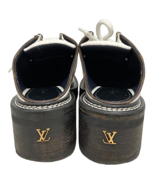 LOUIS VUITTON（ルイ ヴィトン）LOUIS VUITTON (ルイ ヴィトン) LVボブールラインダービー ホワイト サイズ:36 1/2の古着・服飾アイテム