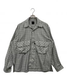DAIWA PIER39（ダイワ ピア39）の古着「TECH SPORTS OPEN COLLAR SHIRT L/S」｜グレー