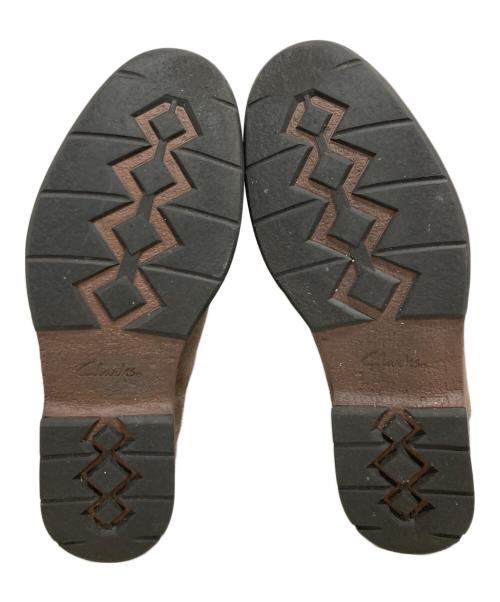 CLARKS（クラークス）CLARKS (クラークス) サイドゴアブーツ ブラウン サイズ:25の古着・服飾アイテム
