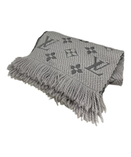 LOUIS VUITTON（ルイ ヴィトン）LOUIS VUITTON (ルイ ヴィトン) エシャルプ・ロゴマニア グリペルル グレーの古着・服飾アイテム