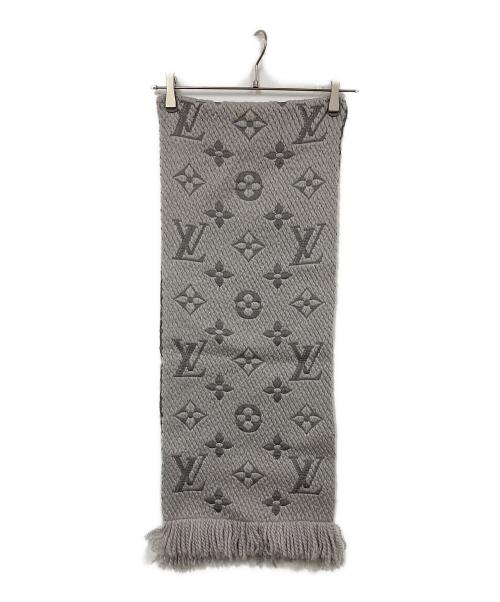 LOUIS VUITTON（ルイ ヴィトン）LOUIS VUITTON (ルイ ヴィトン) エシャルプ・ロゴマニア グリペルル グレーの古着・服飾アイテム