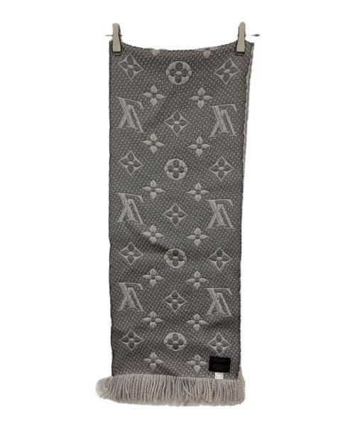 LOUIS VUITTON（ルイ ヴィトン）LOUIS VUITTON (ルイ ヴィトン) エシャルプ・ロゴマニア グリペルル グレーの古着・服飾アイテム