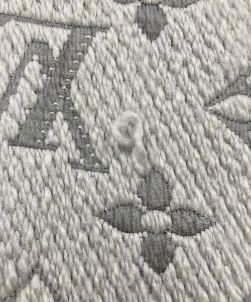 LOUIS VUITTON（ルイ ヴィトン）LOUIS VUITTON (ルイ ヴィトン) エシャルプ・ロゴマニア グリペルル グレーの古着・服飾アイテム