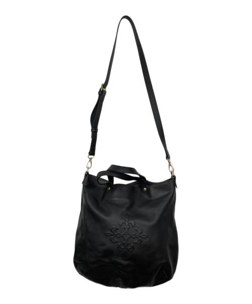 russet（ラシット）russet (ラシット) スリム2WAYトートバッグ <エンボスモノグラム> ブラックの古着・服飾アイテム