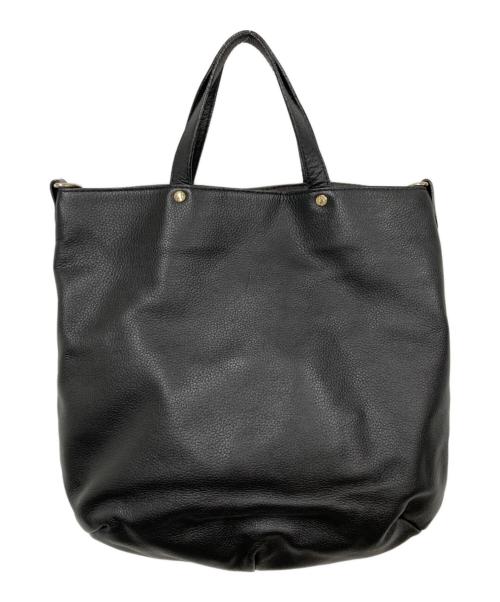 russet（ラシット）russet (ラシット) スリム2WAYトートバッグ <エンボスモノグラム> ブラックの古着・服飾アイテム